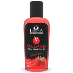 LUXURIA VOLUPTAS GEL ESTIMULANTE COMESTIBLE EFECTO CALOR FRESA 100 ML