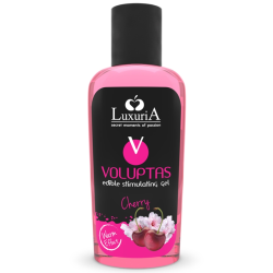 LUXURIA VOLUPTAS GEL ESTIMULANTE COMESTIBLE EFECTO CALOR CEREZA 100 ML