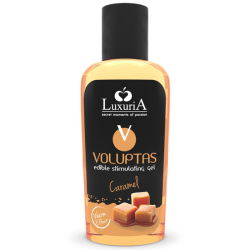 LUXURIA VOLUPTAS GEL ESTIMULANTE COMESTIBLE EFECTO CALOR CARAMELO 100 ML