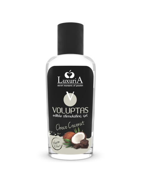 LUXURIA VOLUPTAS GEL ESTIMULANTE COMESTIBLE EFECTO CALOR COCO Y CREMA 100 ML