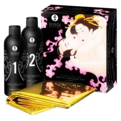 SHUNGA GEL DE MASAJE EROTICO CUERPO A CUERPO ORIENTAL FRESAS Y CHAMPAGNE 2
