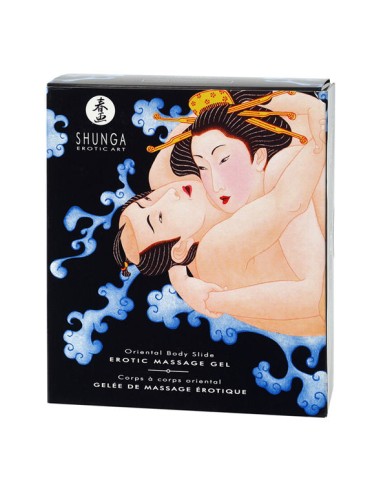 SHUNGA GEL DE MASAJE EROTICO CUERPO A CUERPO ORIENTAL FRUTAS EXOTICAS