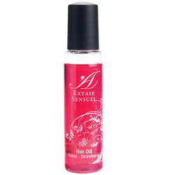 EXTASE SENSUEL ACEITE ESTIMULANTE FRESA VIAJE CALOR 35ML 2