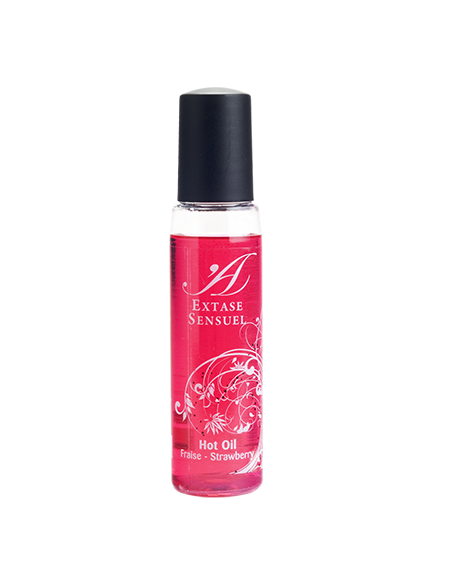 EXTASE SENSUEL ACEITE ESTIMULANTE FRESA VIAJE CALOR 35ML