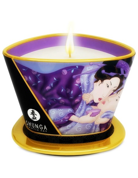 SHUNGA MINI CARESS BY CANDELIGHT VELA MASAJE FRUTAS EXoTICAS 170ML