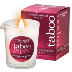 TABOO VELA DE MASAJE PARA eL CARESSES ARDENTES AROMA HELECHO