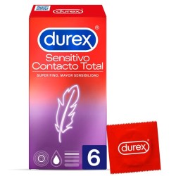 DUREX SENSITIVO CONTACTO TOTAL 6 UDS 2