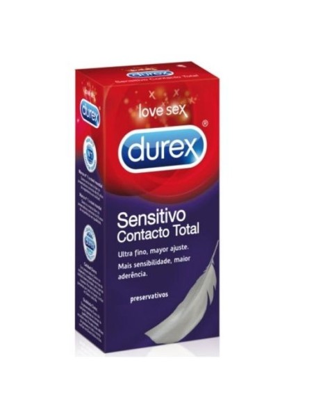 DUREX SENSITIVO CONTACTO TOTAL 6 UDS