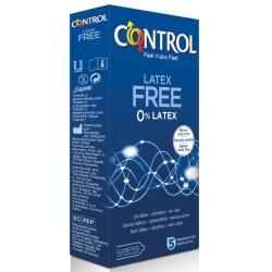 CONTROL FREE SIN LATEX PRESERVATIVOS 5 UNIDADES 2