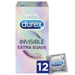 DUREX PRESERVATIVOS INVISIBLE ULTRA FINO 12 UNIDADES 2
