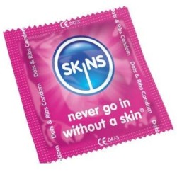 SKINS PRESERVATIVOS PUNTOS ESTRiAS BOLSA 500 UDS