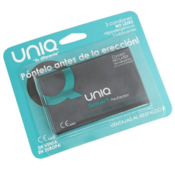 UNIQ SMART PRE ERECCIoN PRESERVATIVO SIN LATEX 3UDS 2