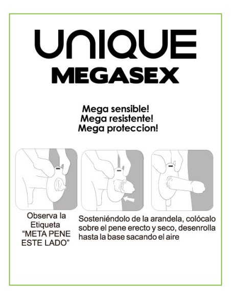 UNIQ MAGASEX SENSITIVO 3 UDS