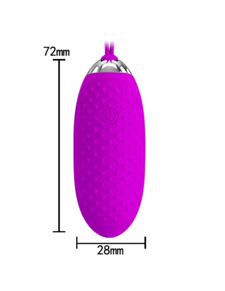 PRETTY LOVE JOANNA HUEVO VIBRADOR CONTROL REMOTO 12 MODOS