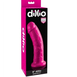 DILLIO DILDO CON VENTOSA 2032 CM ROSA 2