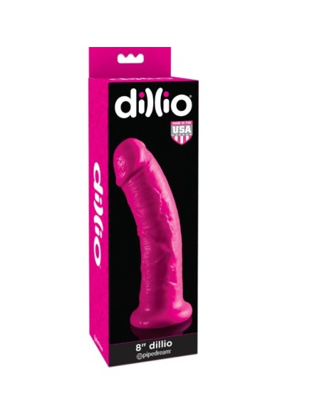DILLIO DILDO CON VENTOSA 2032 CM ROSA