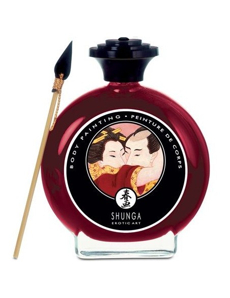 SHUNGA PINTURA CORPORAL DE FRESAS Y CHAMPAGNE
