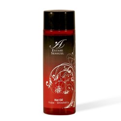 EXTASE SENSUEL ACEITE ESTIMULANTE FRESA ECALOR 100ML 2