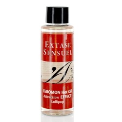 EXTASE SENSUEL A DE MASAJE EFECTO CALOR CON FEROMONAS PIRULET 100ML 2