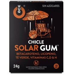 WUG GUM SOLAR CHICLE BRONCEADO 10 UNIDADES 2