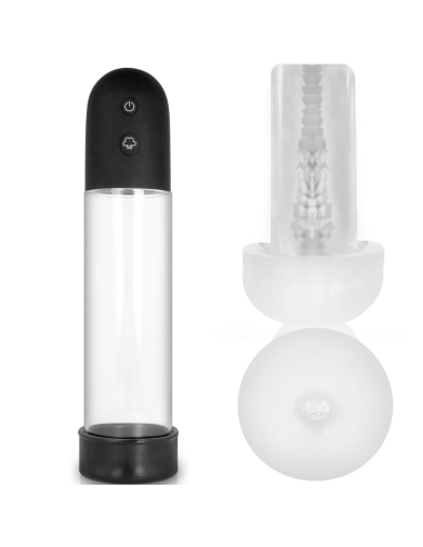 PUMP ADDICTED BOMBA ERECCIoN RX11 AUTOMaTICA CON MASTURBADOR