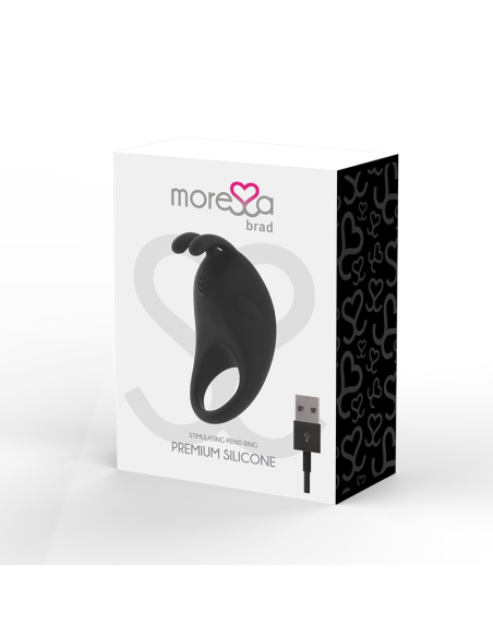 MORESSA BRAD PREMIUM SILICONE RECARGABLE NEGRO