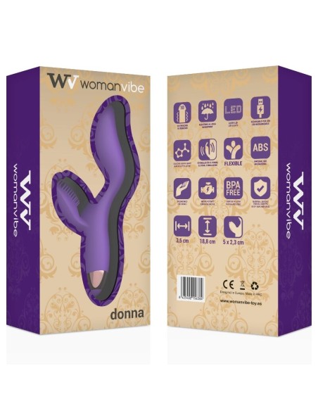 WOMANVIBE DONNA VIBRADOR SILICONA RECARGABLE