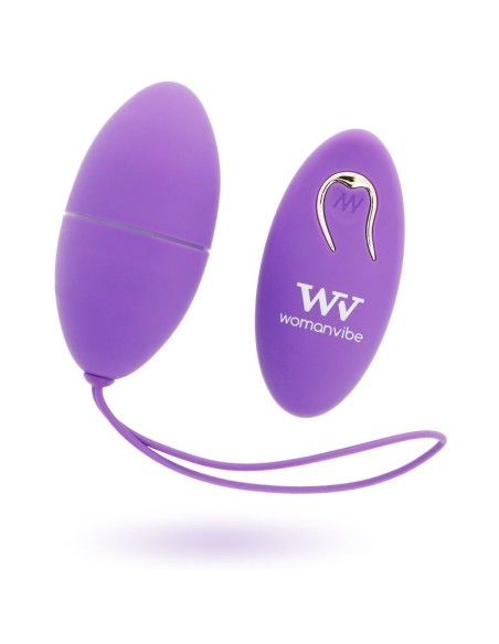 WOMANVIBE ALSAN HUEVO CONTROL REMOTO NEGRO SILICONA PURPLE
