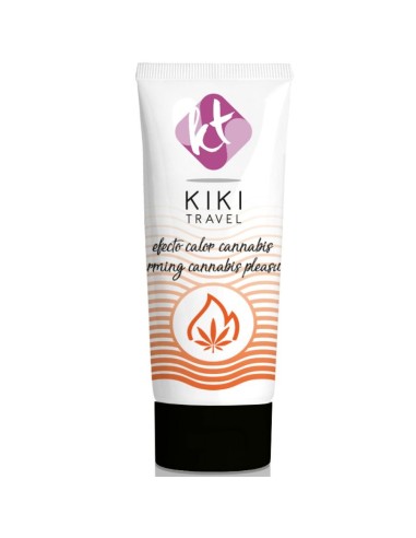 KIKi TRAVEL GEL DESLIZANTE SABOR A CANNABIS EFECTO CALOR INTENSO 50ML