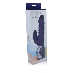 INTENSE BOBBLE VIBRADOR ROTADOR SILICONA LILA 2