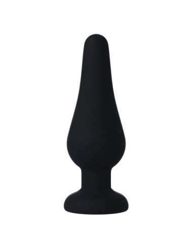 INTENSE ANAL PLUG PIPO M SILICONE NEGRO 11 CM