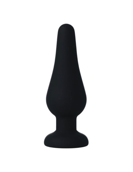 INTENSE ANAL PLUG PIPO M SILICONE NEGRO 11 CM