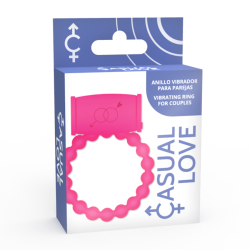 CASUAL LOVE 25 ANILLO VIBRADOR ROSA 2
