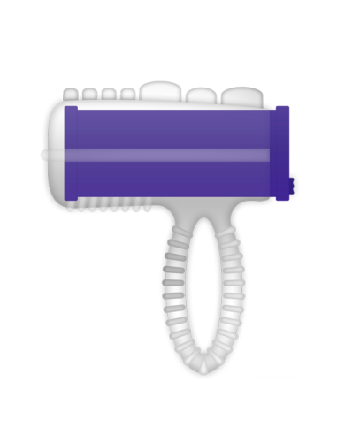 CASUAL RING VIBRADOR LENGUA LILA