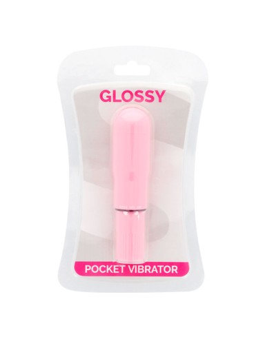 GLOSSY POCKET VIBRADOR ROSA