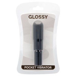 GLOSSY POCKET VIBRADOR NEGRO 2