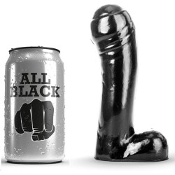 ALL BLACK DILDO NEGRO 15CM