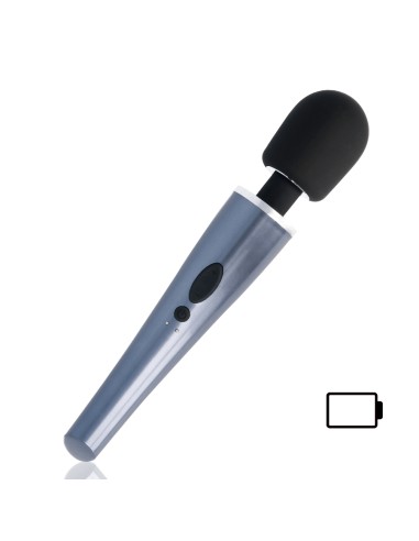 BLACK AND SILVER DEXTER MASSAGE WAND
