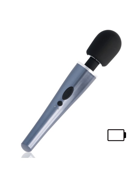 BLACK AND SILVER DEXTER MASSAGE WAND