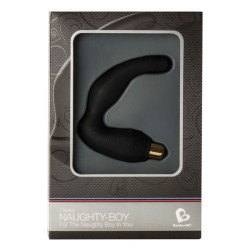 NAUGHTY BOY MASAJEADOR DEL PUNTO G MASCULINO 7 V NEGRO 2