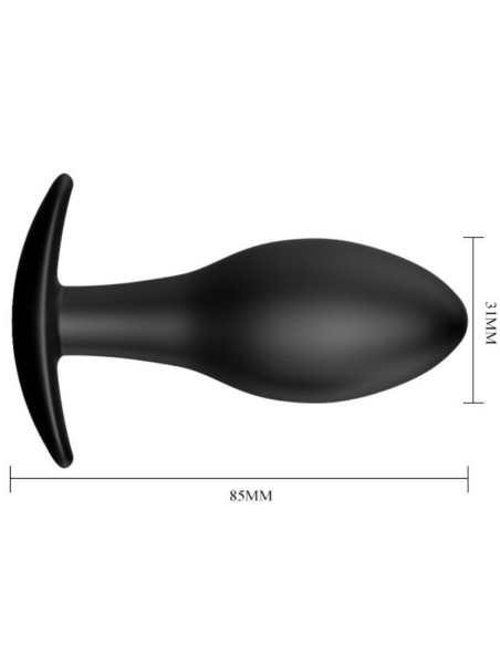 PRETTY LOVE PLUG ANAL SILICONA ANCLA 85 CM NEGRO