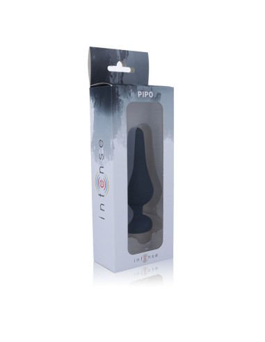 INTENSE ANAL PLUG PIPO L SILICONE NEGRO 13 CM