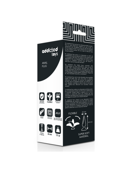 ADDICTED TOYS ANAL PLUG 145CM BLACK