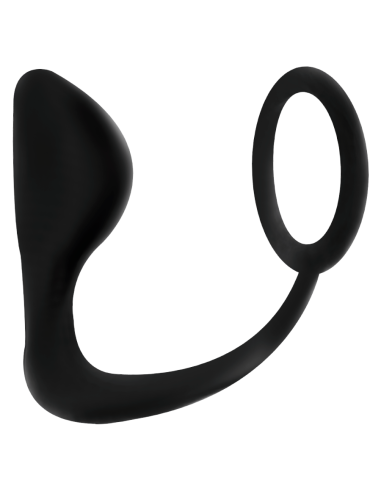 ADDICTED TOYS PLUG ANAL CON ANILLO PENE NEGRO