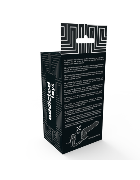 ADDICTED TOYS PLUG ANAL CON ANILLO PENE NEGRO