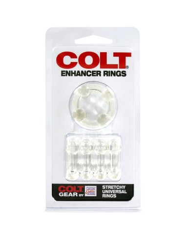 COLT ENHANCER RINGS ANILLOS PARA EL PENE TRANSPARENTES