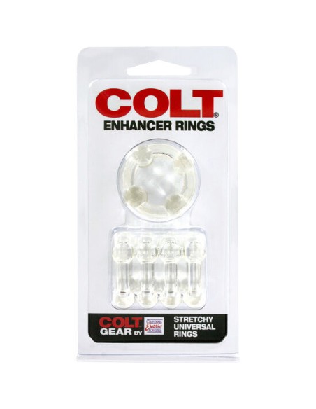 COLT ENHANCER RINGS ANILLOS PARA EL PENE TRANSPARENTES