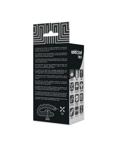 ADDICTED TOYS MASAJEADOR ANAL PROSTATICO CON VIBRACIoN