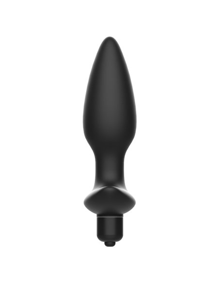 ADDICTED TOYS MASAJEADOR PLUG ANAL CON VIBRACIoN NEGRO