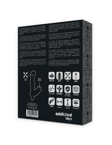 ADDICTED TOYS ESTIMULADOR ANAL PROSTATA SILICONA P SPOT VIBE